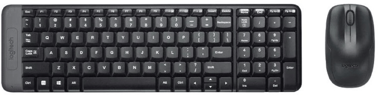 LOGITECH Klavye Mouse Set Mk220 Kablosuz Siyah 920-003163