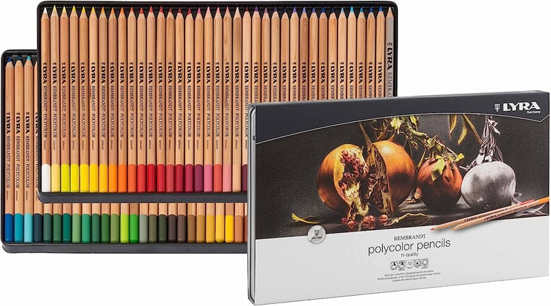 LYRA KURU BOYA REMBRANDT POLYCOLOR 72 LI METAL KUTU L2001720