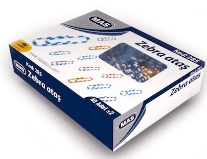 MAS ATAŞ ZEBRA PVC KAPLI 28 MM 285