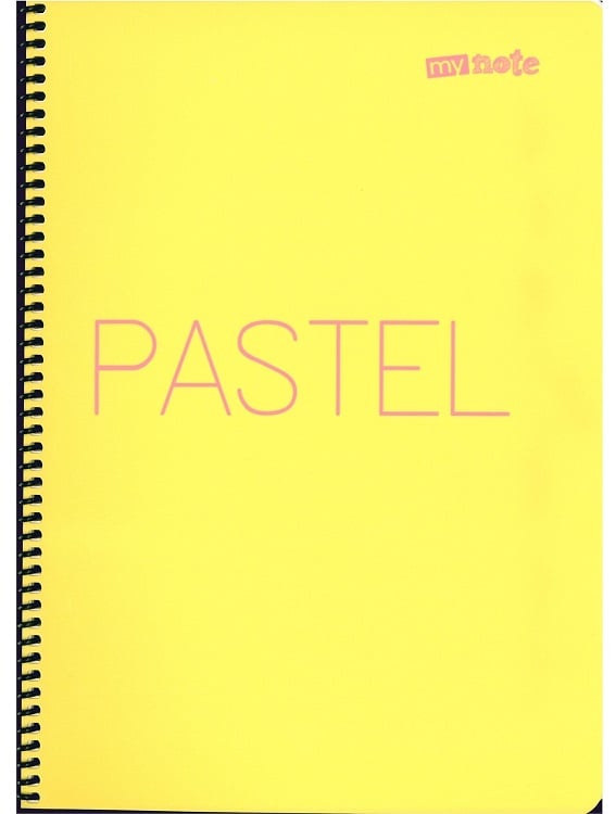 MYNOTE DEFTER FLEX PASTEL PP KAPAK SPİRALLİ A5 80 YP ÇİZGİLİ MFXPA-A580-Ç