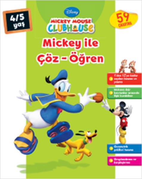 Mickey ile Çöz Öğren (4-5 Yaş)