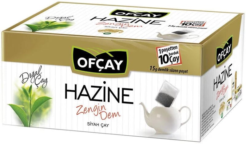 OFÇAY DEMLİK POŞET ÇAY HAZİNE FİLİZ 15g x 30 ADET