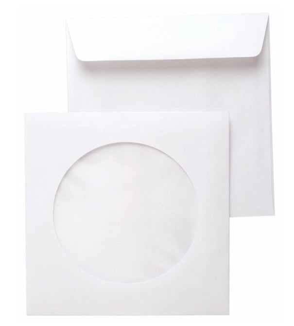 OYAL ZARF CD 12.5x12.5 90 GR BEYAZ PENCERELİ 30004104