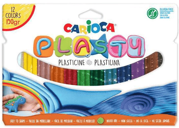 PASİF CARIOCA OYUN HAMURU PLASTY KURUMAYAN 150 GR 12 RENK 42691