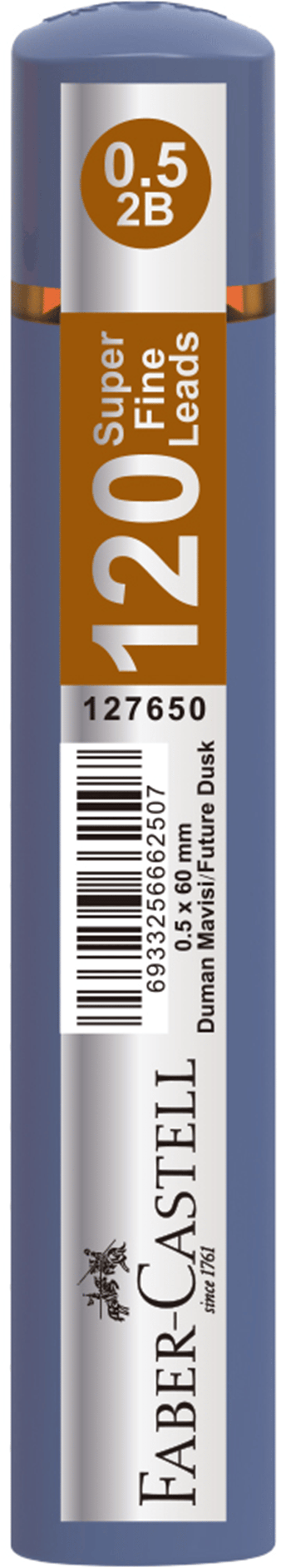 Faber-Castell Min Grip Soft 0.5 Mm 2B 120Li Duman Mavisi