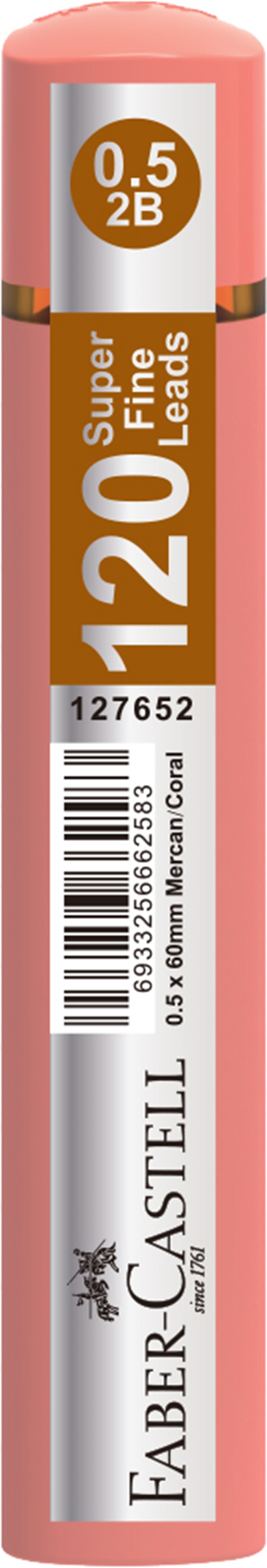 PASİF FABER MİN GRIP SOFT 0.5MM 2B 60MM 120Lİ TİT MERCAN 127652