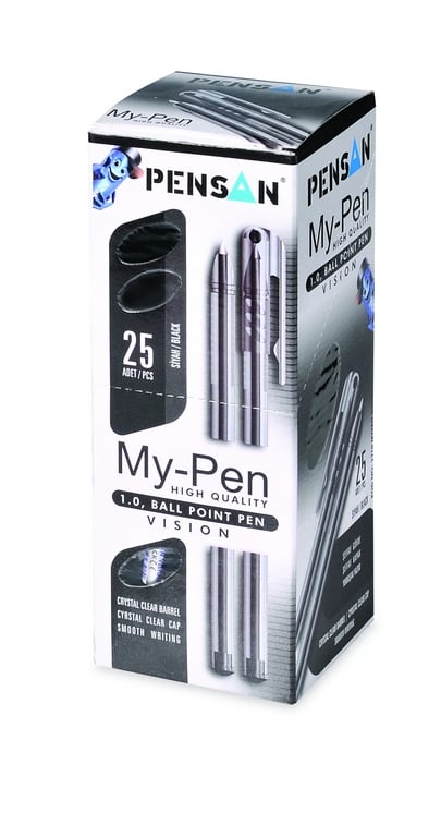 Pensan Tükenmez Kalem My-Pen 1.0 2210 Siyah
