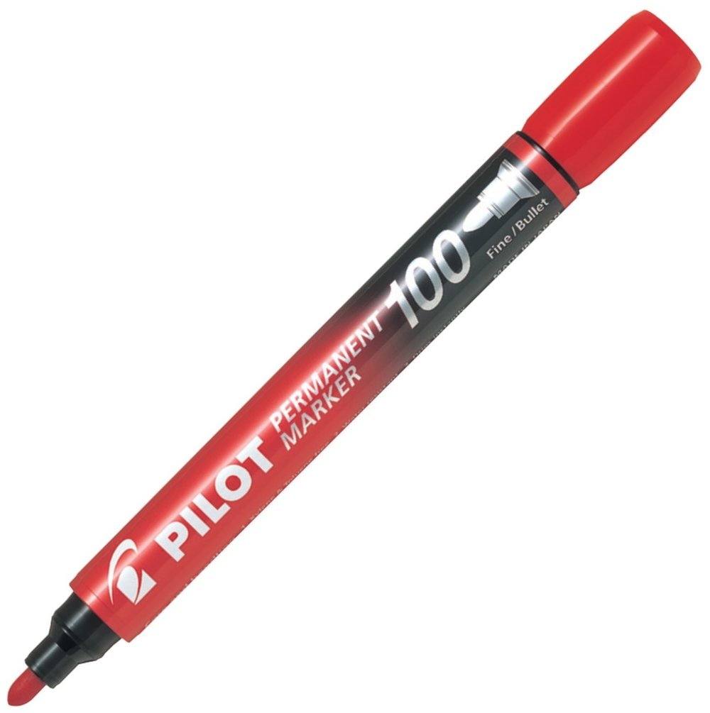 PILOT PERMANENT MARKER 100 SCA-100-R KIRMIZI