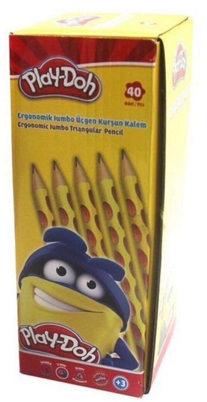 Play-Doh Oluklu Jumbo Üçgen Kurşun Kalem – KK014