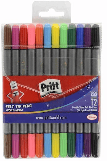 PRITT KEÇELİ KALEM ÇİFT UÇLU 12 RENK 1687977