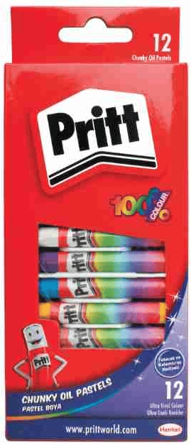PRITT PASTEL BOYA KARTON KUTU 12 RENK 1048061