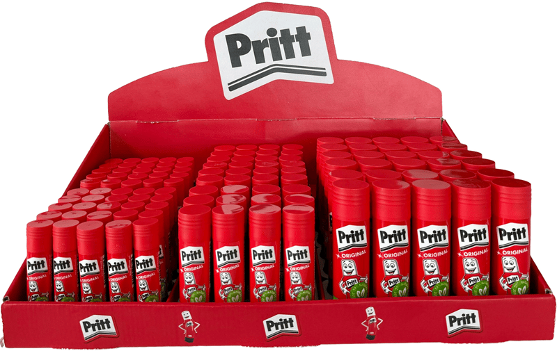 PRITT YAPIŞTIRICI STICK RAF STANDI 264013 (50 ADET11 GR-36 ADET 22 GR-30 ADET 43 GR)