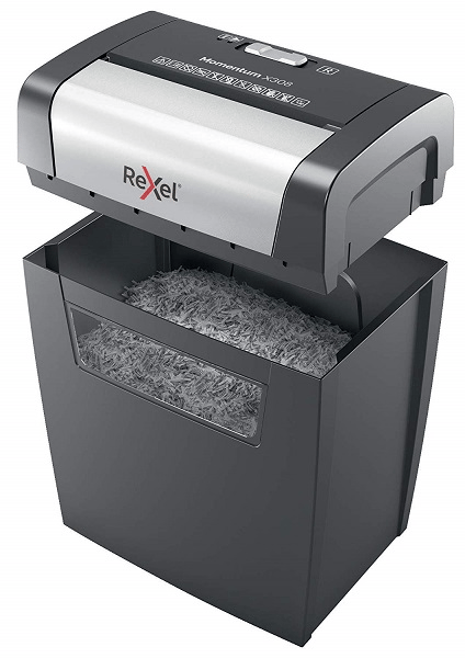 Rexel Momentum X308 Evrak İmha Makinesi (8 Yaprak - P3 - 2104570EU)