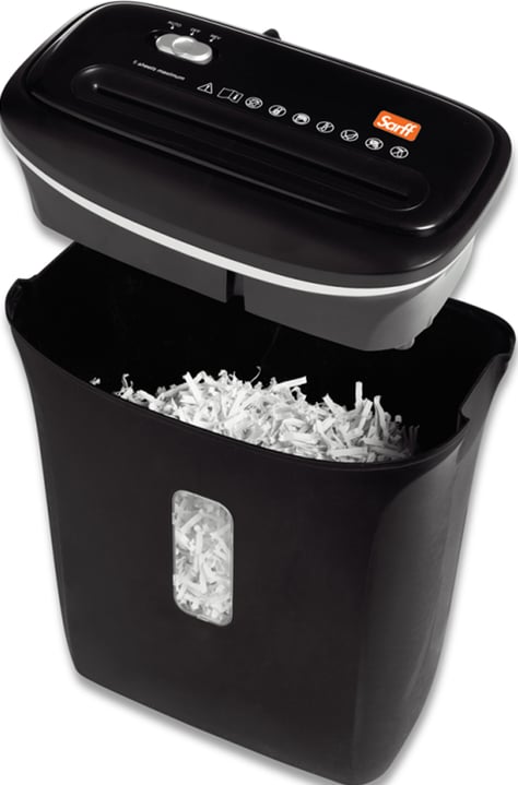 Sarff PS200 Evrak İmha Makinesi (6 Sayfa - 4x30 mm - 12 Litre)