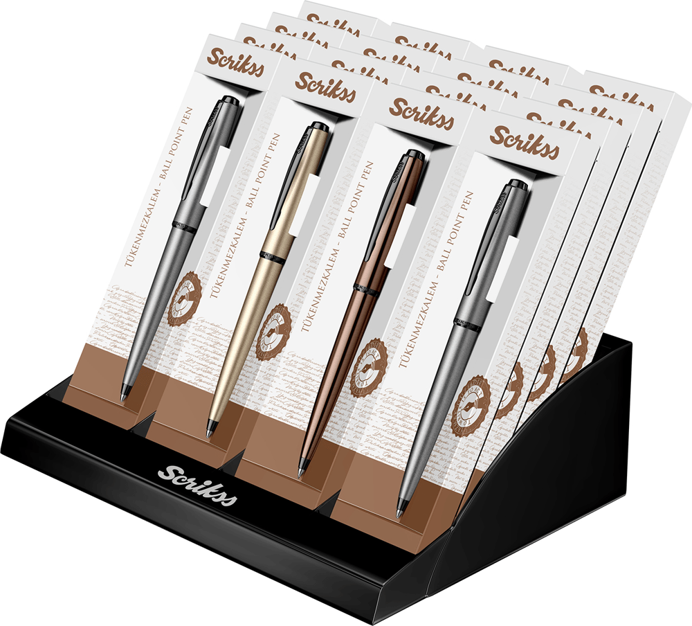 Scrıkss Tükenmez Kalem 78M 16 Lı Stand Color