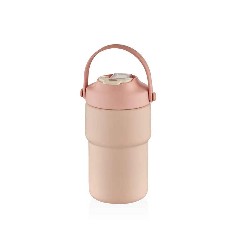 SHOTAY MUG MATARA ÇELİK TERMOS 450 ML ASKILI PASTEL RENK (4 ASS.) SHT-ST-8099