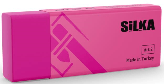 SİLKA SİLGİ NEON 4 RENK 24 LÜ ART.3