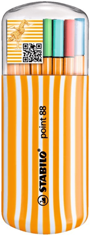 STABILO GLISS KALEM POINT 88 SET 20 RENK ZEBRUI 8820-02