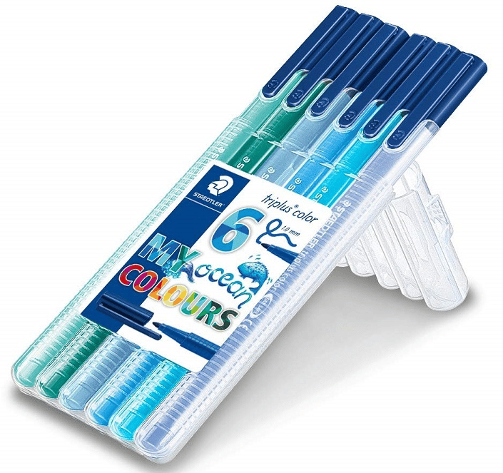 STAEDTLER KEÇELİ KALEM 6LI OKYANUS 323 SB6CS5