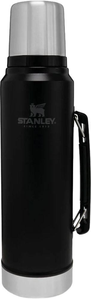 STANLEY TERMOS PASLANMAZ ÇELİK KLASİK VAKUMLU 1 LT SİYAH 10-08266-002