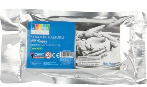 SÜDOR KİL SERAMIK 250 GR BEYAZ KİL251