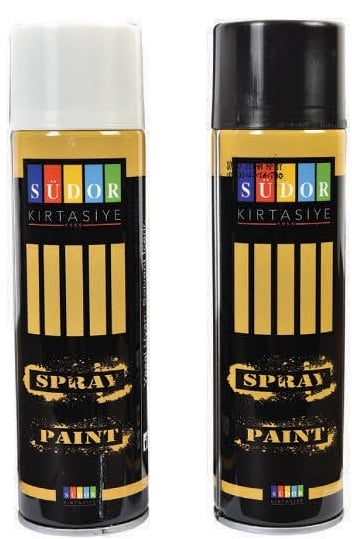 SÜDOR SPREY BOYA 200 ML BEYAZ SPR100-01