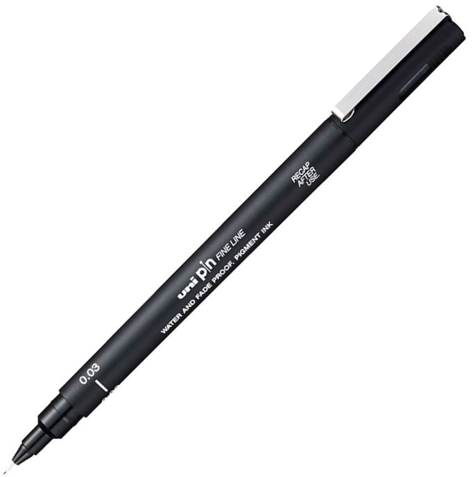 UNİ DRAWING PEN PIN003-200 0.03 SİYAH