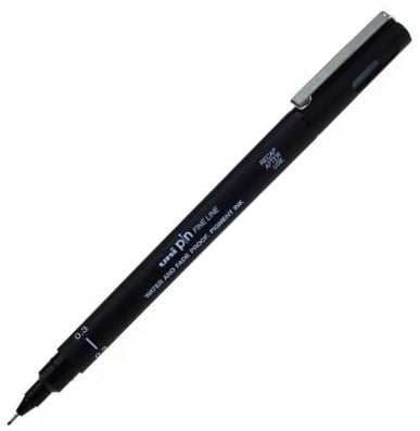 UNİ DRAWING PEN PIN03-200 0.3 SİYAH
