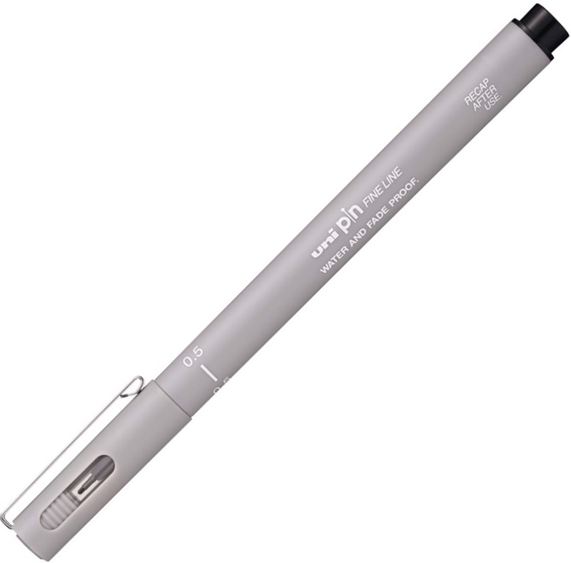 Uniball Drawing Pen Pin05-200 0.5 Açık Gri