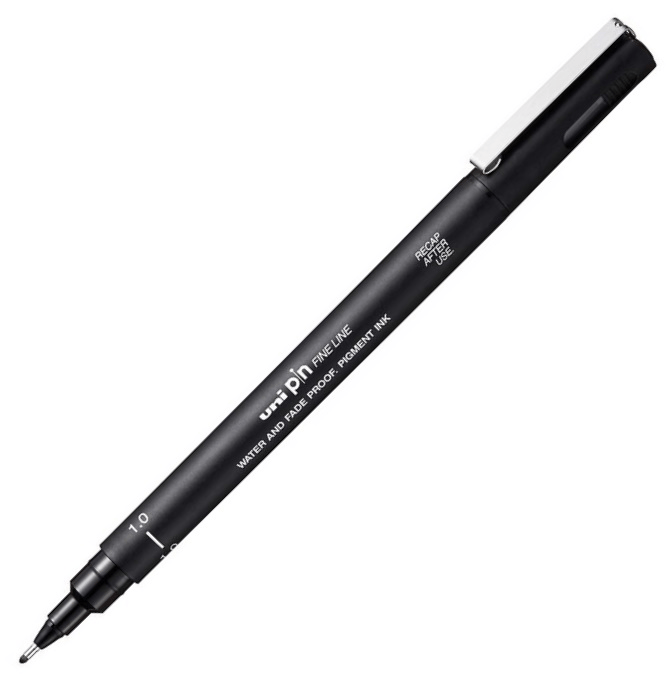UNİ DRAWING PEN PIN10-200 1.0 SİYAH