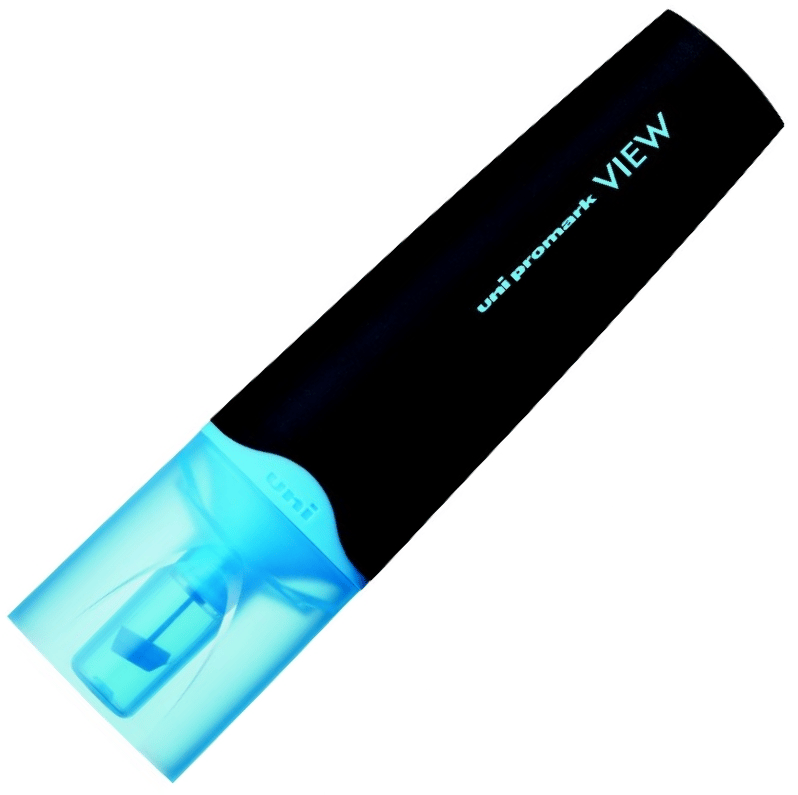 UNİ FOSFORLU KALEM PROMARK WIEW USP-200 AÇIK MAVİ