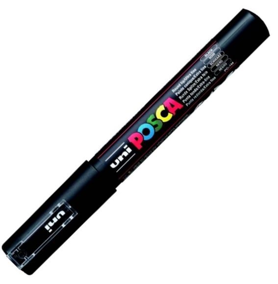 UNİ POSTER MARKÖRÜ POSCA PC-1M 0.7 SİYAH