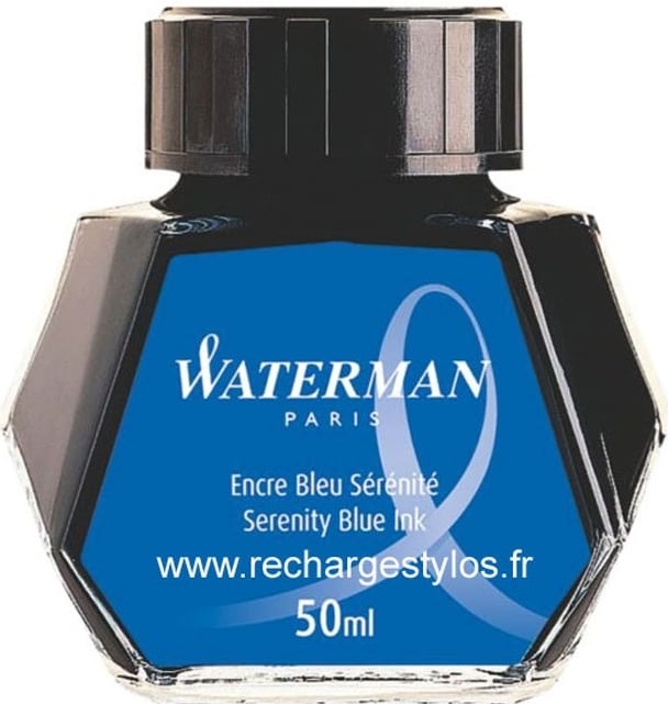 WATERMAN DOLMA KALEM MÜREKKEBİ ŞİŞE MAVİ S0110720