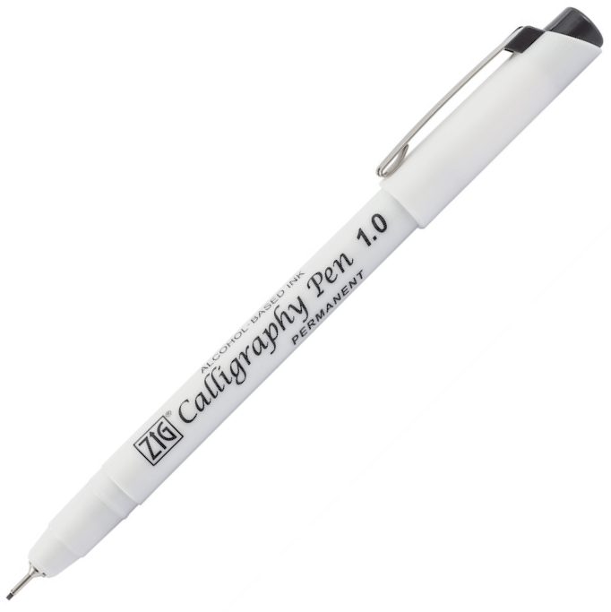 Zig Kaligrafi Kalemi Pca-110 Permanent 1.0 Mm Siyah