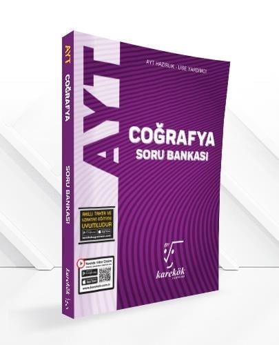 AYT Coğrafya Soru Bankası Karekök Yayınları