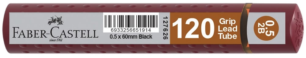 Faber-Castell Grip 0.5Mm 2B Versatil Kalem Ucu 120'Li Bordo