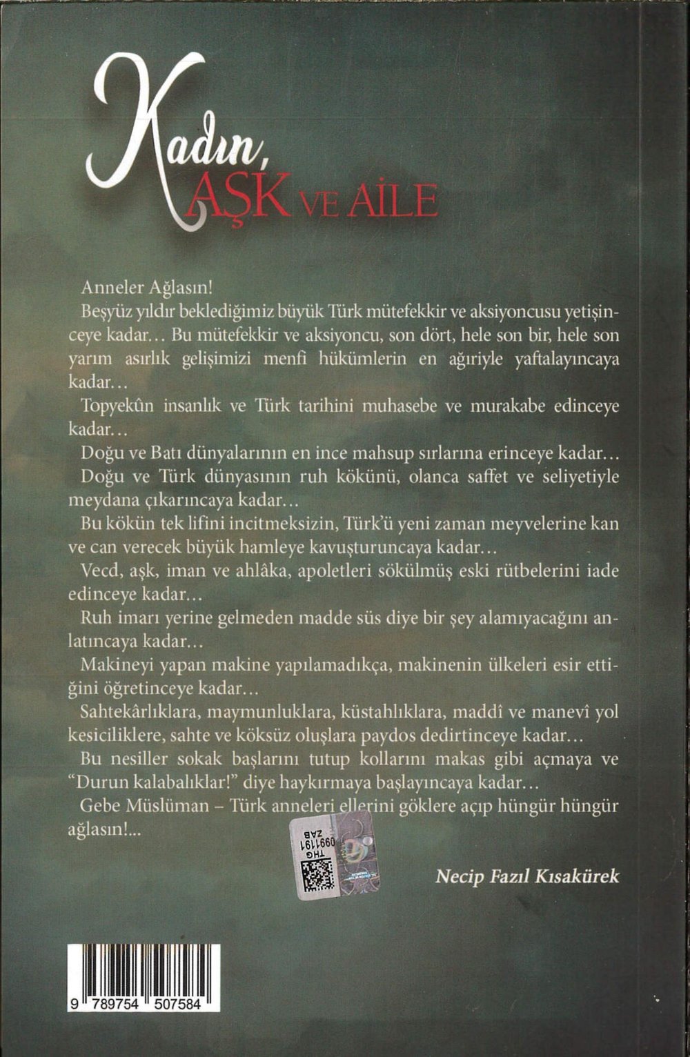Kadın Aşk ve Aile