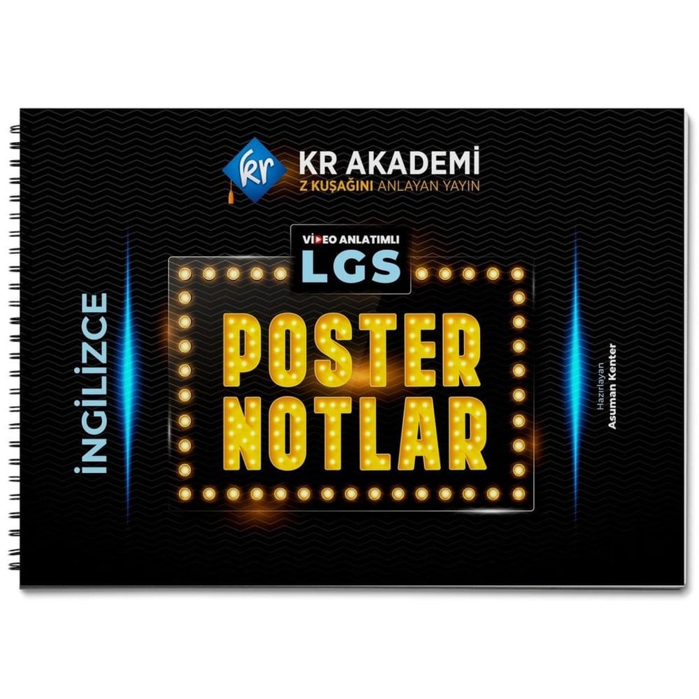 LGS İngilizce Poster Notlar KR Akademi Yayınları