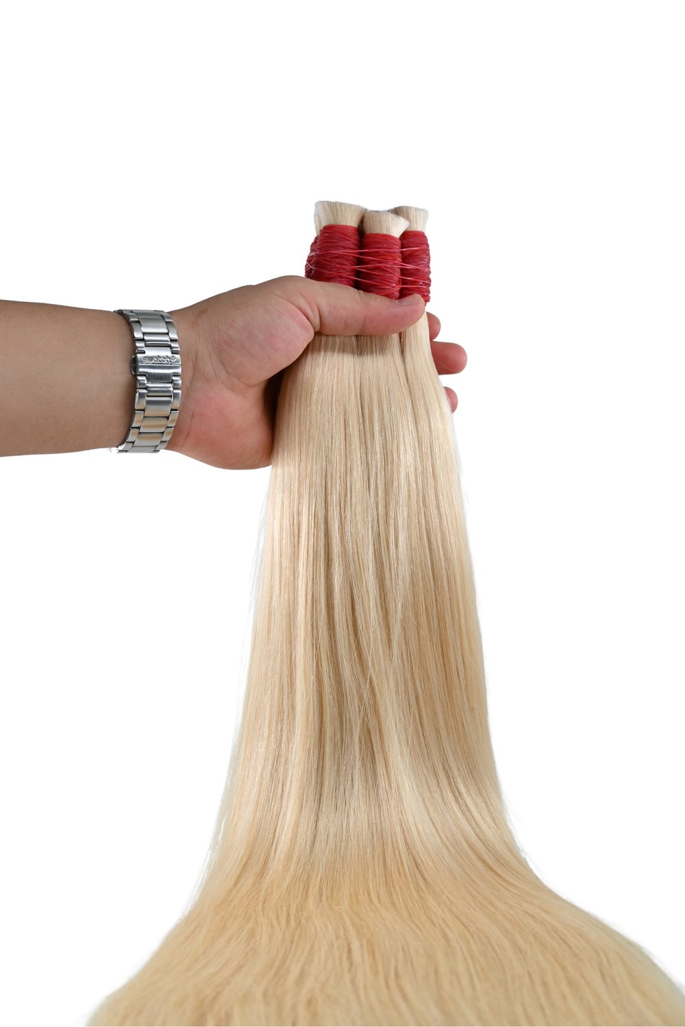 Endonezya Platin Rengi Ham Saç | 65 cm