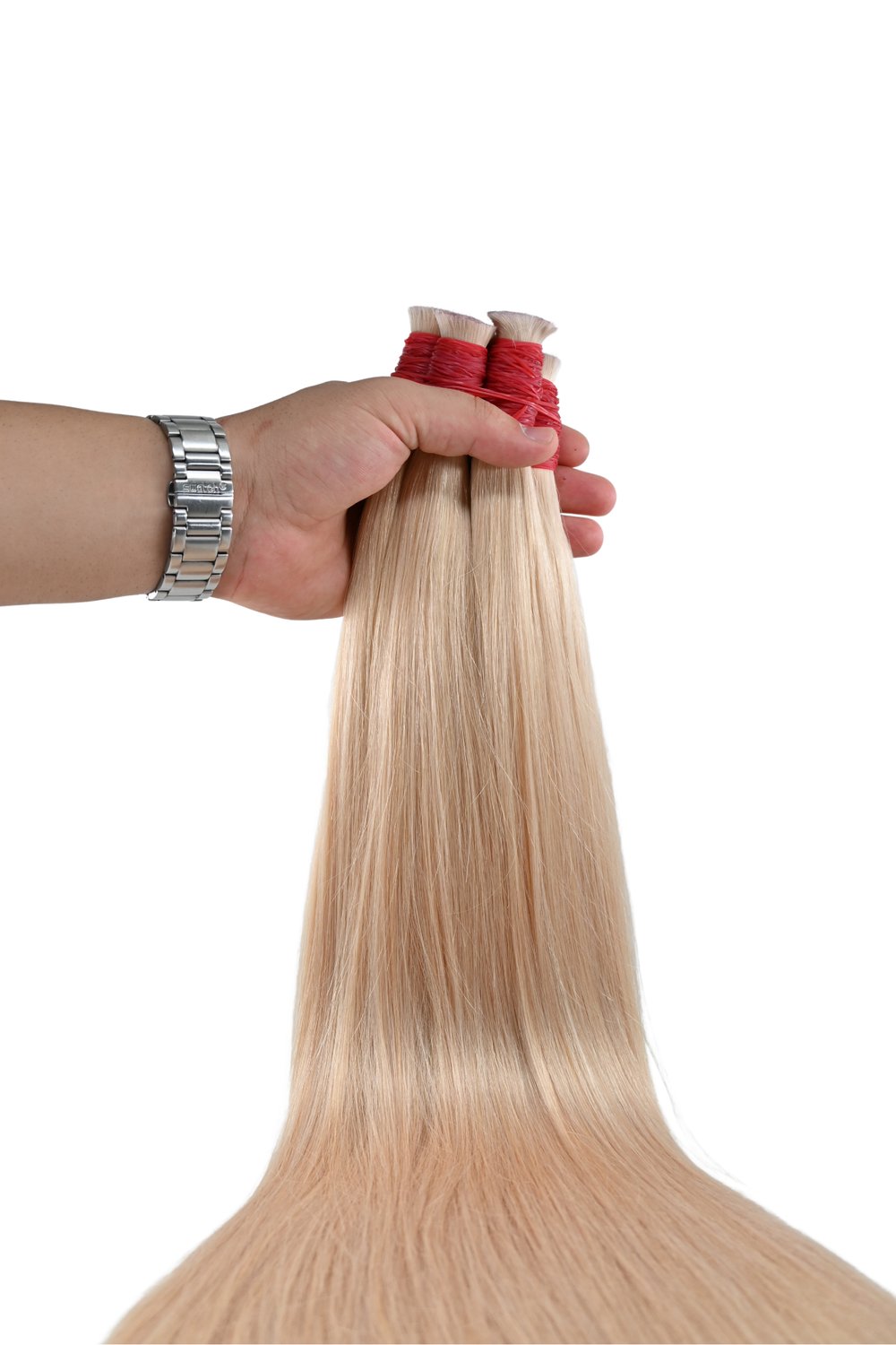 Endonezya Platin Rengi Ham Saç | 65 cm