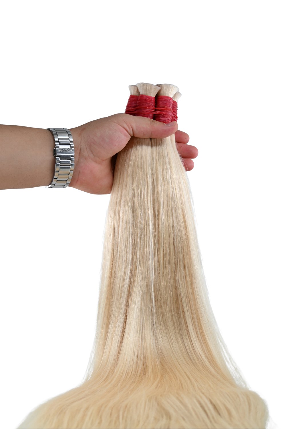 Endonezya Platin Rengi Ham Saç | 65 cm