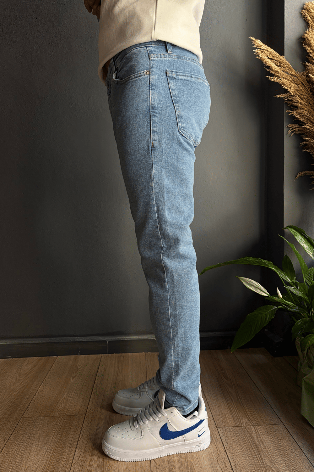 Açık Mavi Slim  Fit Jean