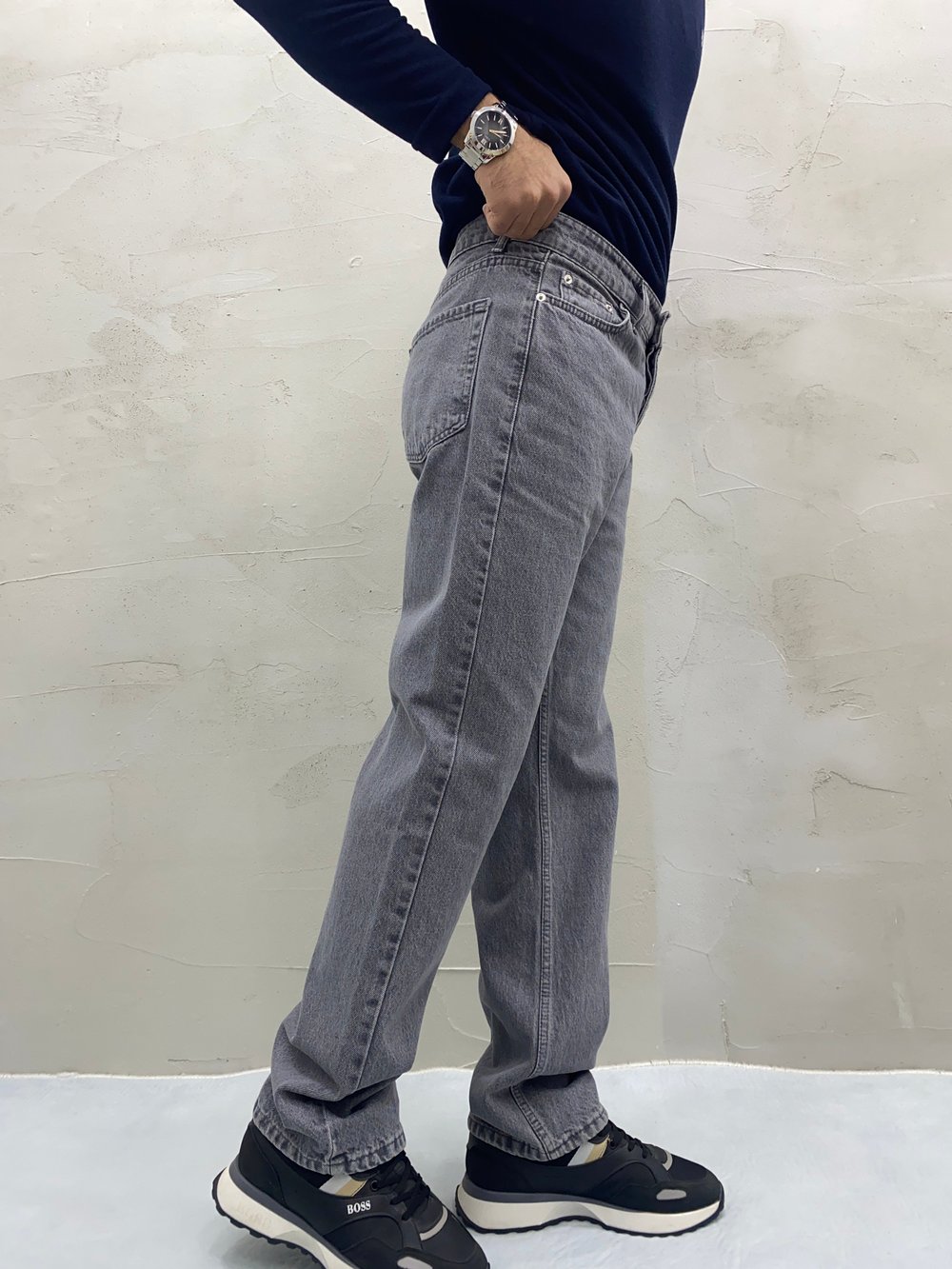 Antrasit Baggy Jean