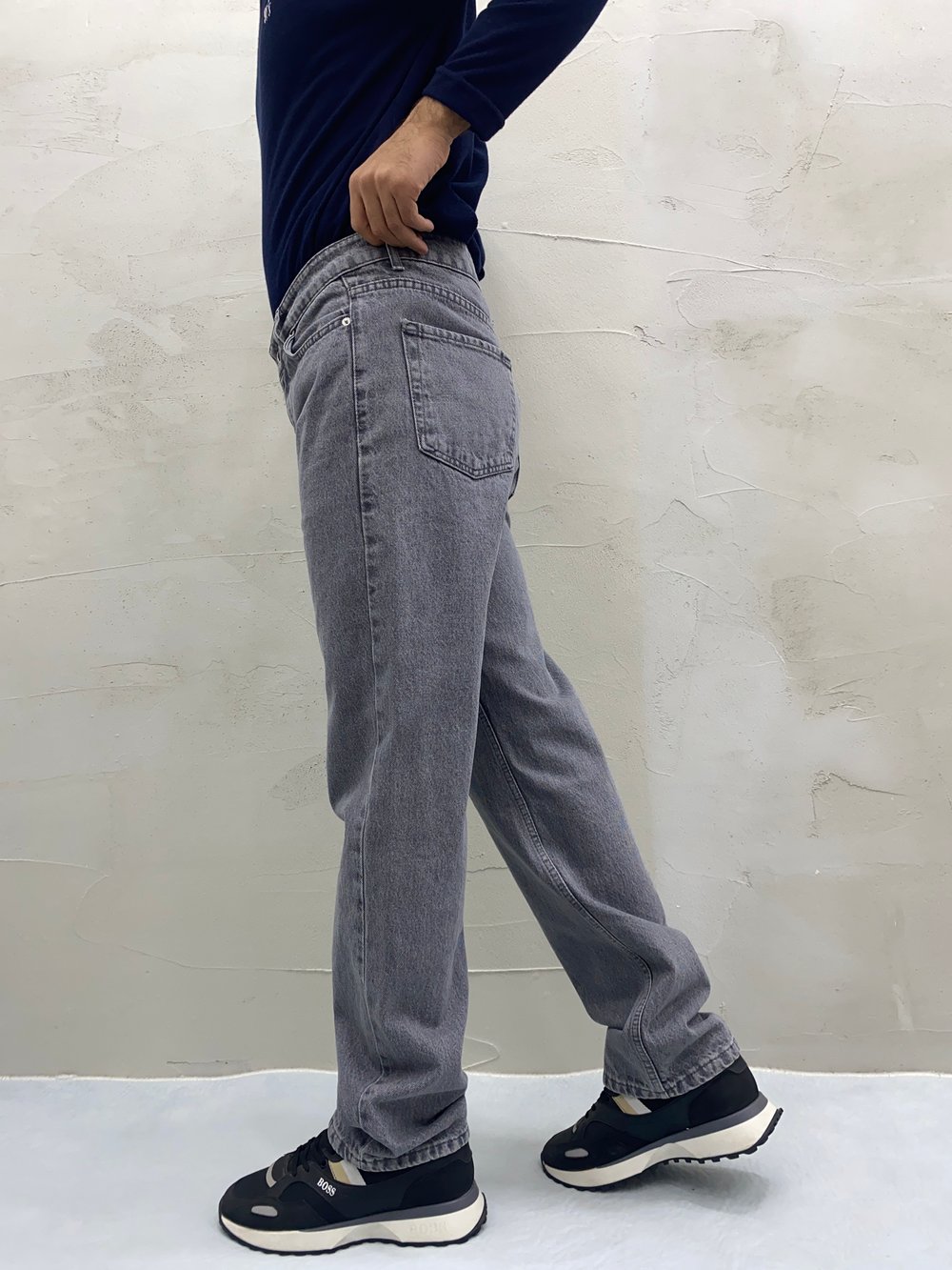 Antrasit Baggy Jean