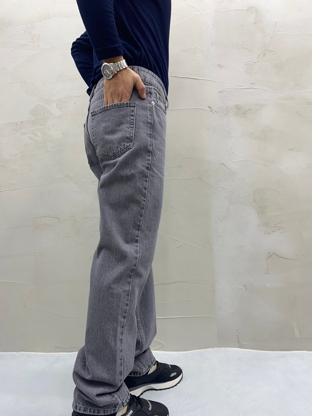 Antrasit Baggy Jean