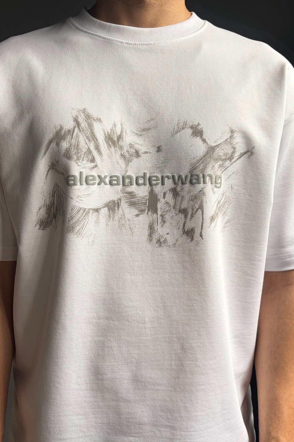 Beyaz alexanderwang Baskılı Tişört
