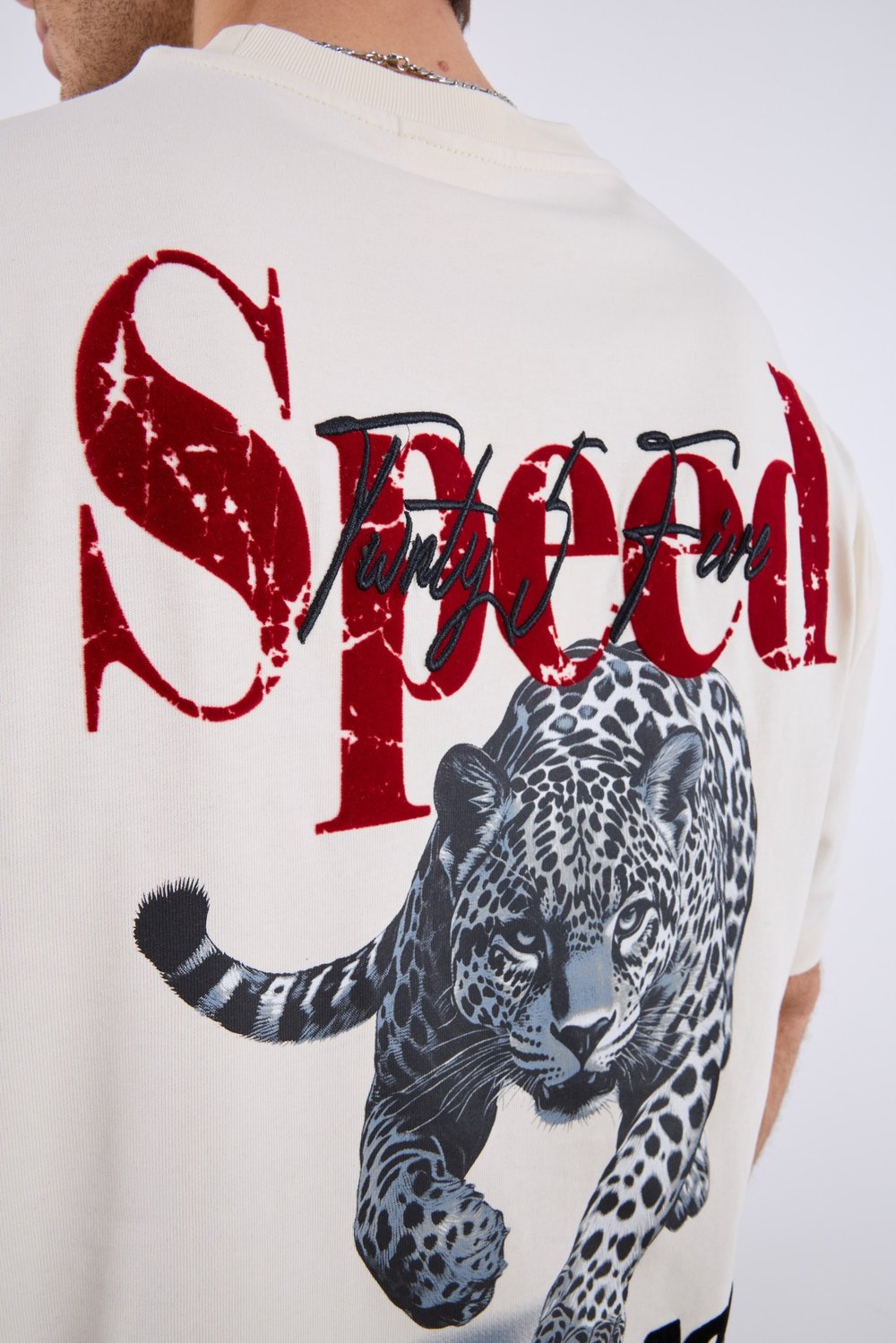 Jaguar Sırt Baskılı T-Shirt