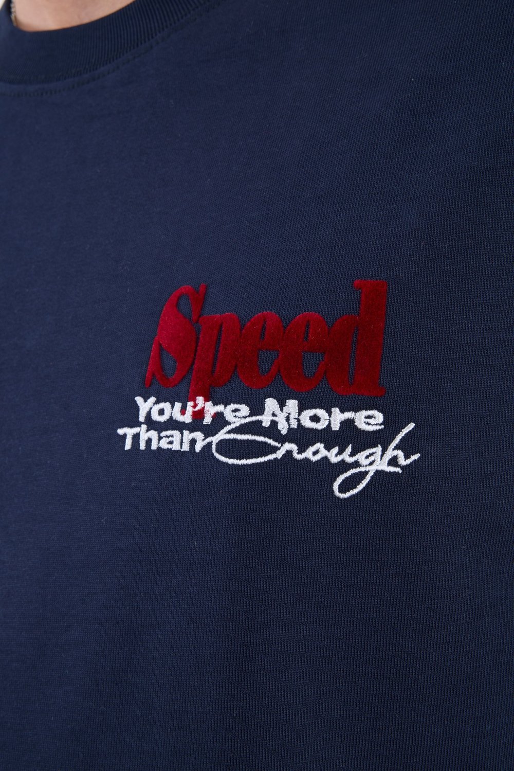 Jaguar Sırt Baskılı T-Shirt Lacivert