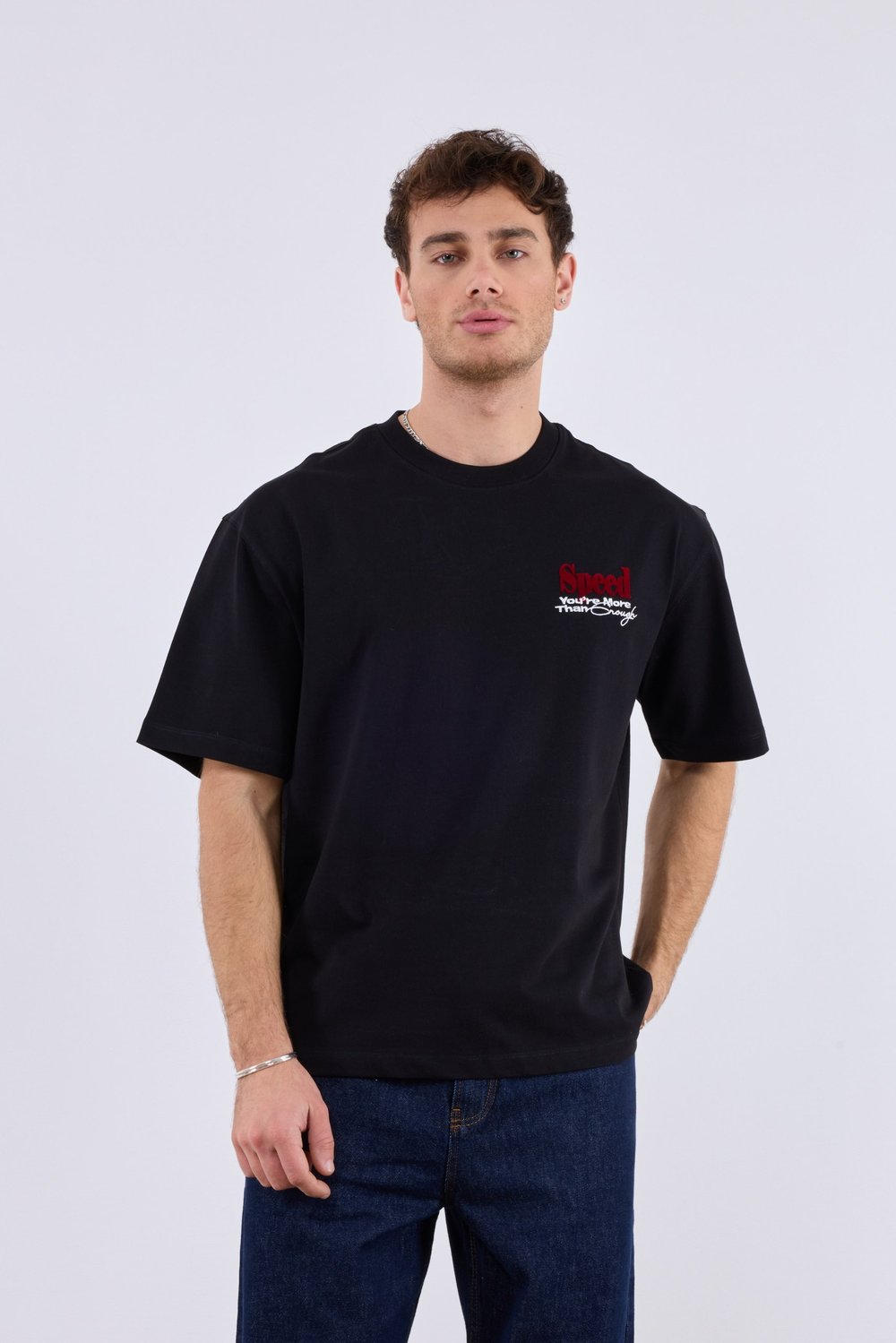 Jaguar Sırt Baskılı T-Shirt Siyah