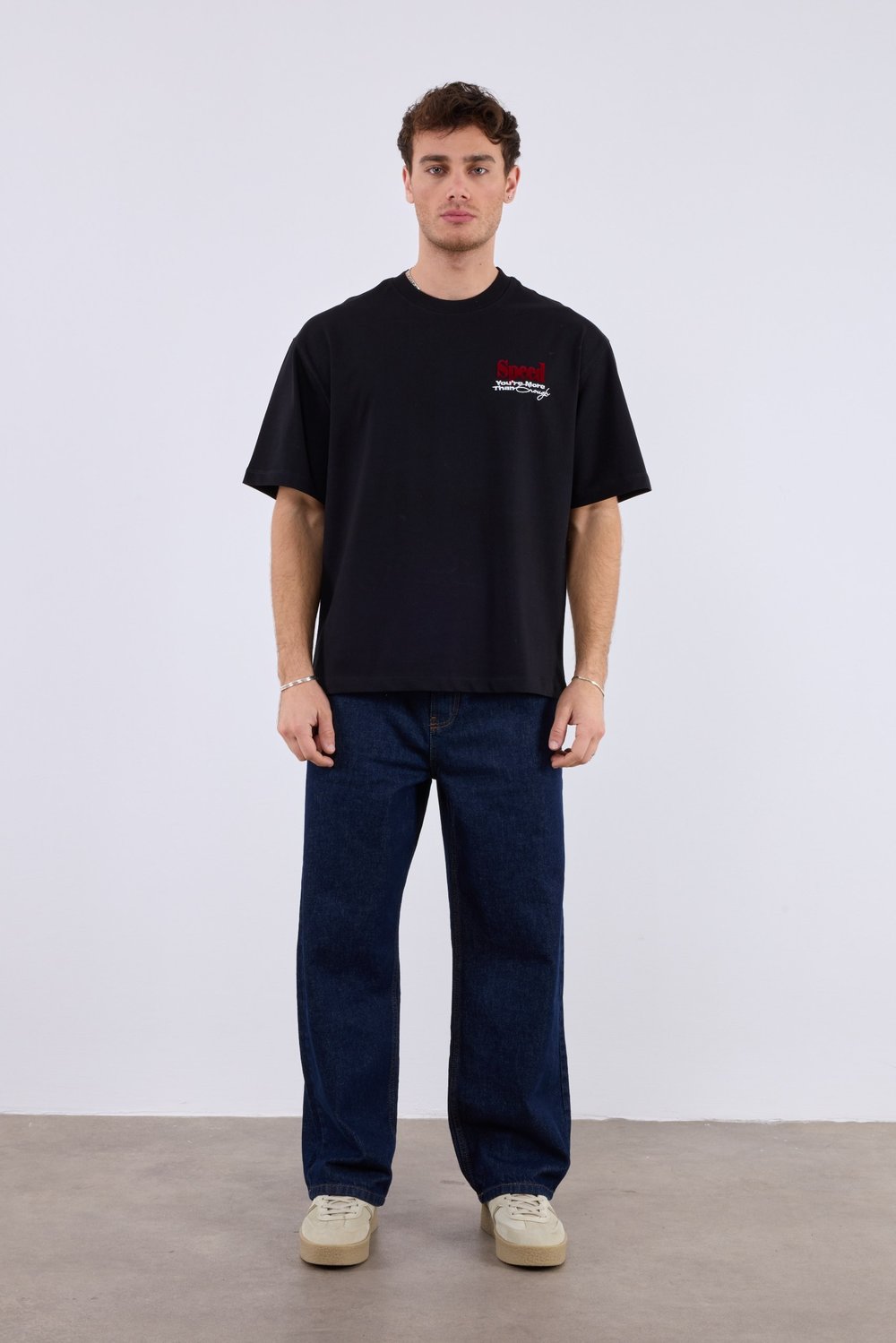 Jaguar Sırt Baskılı T-Shirt Siyah